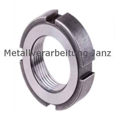 Nutmuttern nach DIN 1804 Form h M35x1,5 mm Stahl - Bild 1 von 2