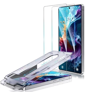 2x Samsung Galaxy S25 S24 Ultra Hartglas Displayschutzfolie Magic Auto Align - Bild 1 von 17