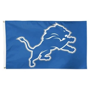For Detroit Lions Football fans 3x5 ft Blue Flag - Ideal NFL Gift Banner - Picture 1 of 4