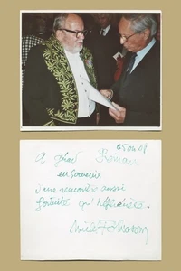 Michel Folliasson (1925-2011) - Architecte français - Carte dédicacée - 2008 - Picture 1 of 3