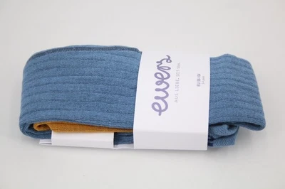 Ewers Strumpfhose Rippe/Ringel 901152, 1170 fliegerblau, Größe 98-104 - Bild 1 von 3