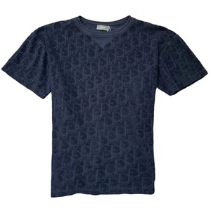 Dior T-Shirt Uomo Oblique Navy S - Foto 1 di 10