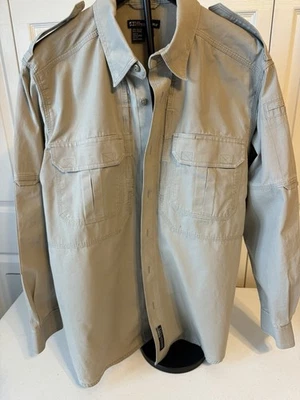 Camisa Mene 5.11 Tactical Series Mesoum Manga Larga Caqui Nueva Sin Etiquetas Foto 1 de 4