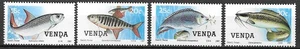 Venda 1987 Fauna Wildlife Marinelife Fisch Fish compl set MNH - Picture 1 of 1