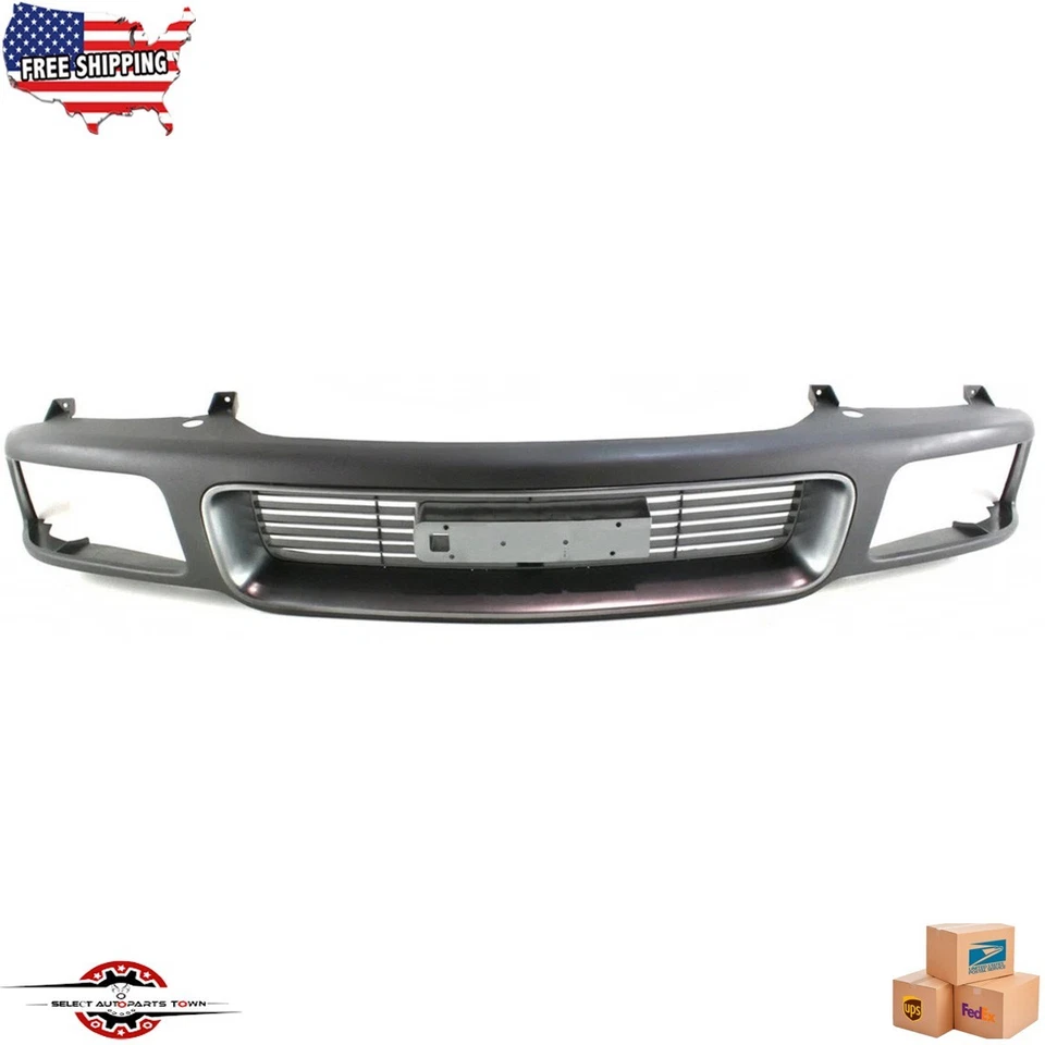 Fits 1995-1997 GMC Jimmy 94-97 Sonoma Front Grille Black Shell w/ Silver Insert Foto 1 de 4