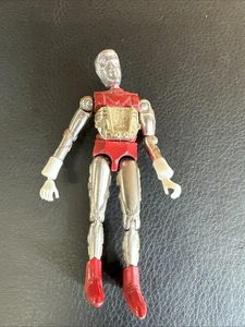 Vintage Mego Micronauts ROT Galaktischer Krieger Actionfigur Metall - Druckguss schön - Bild 1 von 15