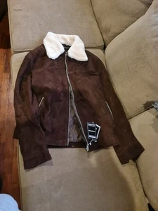 Giacca di pelle scamosciata Walking Dead nuova | Giacca Rick Grimes | 2XL - Foto 1 di 9