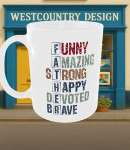 Birthday Dad / Fathers Day Ceramic Coffee Mug, Heartfelt Gift for Him. Ceramic N - Picture 1 of 5