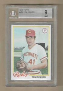 1978 Topps TOM SEAVER #450 BGS 9 NEUWERTIG rot mets HOF - Bild 1 von 2