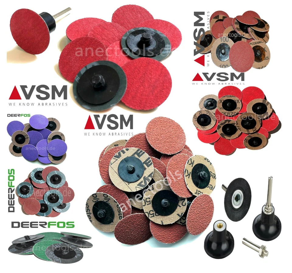 SCHLEIFSCHEIBEN für ROLOC Ø75 [mm] VSM 3M REINIGUNGSCHEIBEN ENTROSTEN METALL