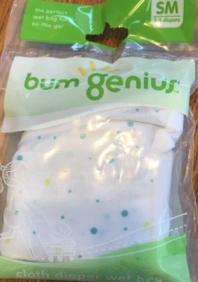Bolsa húmeda de pañales de tela bumGenius SM 3-5 pañales, ENVÍO GRATUITO Foto 1 de 3