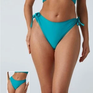 086HO.- Costume da bagno bikini fondo con cravatta laterale rimovibile a vita media. Taglia Media - Foto 1 di 5