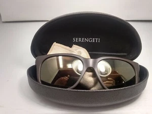 Occhiali da sole Serengeti Egeo marrone sabbiato/marrone scuro polarizzati driver S33 - Foto 1 di 7