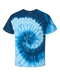 Colortone Men's Multi-Color Tie-Dyed T-Shirt - Picture 1 of 18