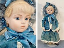 New listing
		Hamilton Collection Porcelain Doll NICOLE 1988 BLUE OUTFIT earrings BRU JNE