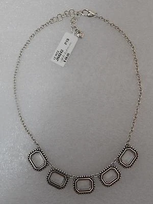 Collar genuino Brighton Le Ritz JE4242 vidrio transparente plateado nuevo con etiquetas Foto 1 de 3