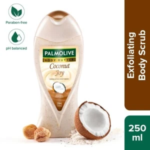 Palmolive Coconut & Jojoba Butter Exfoliating & Moisturizing Body Wash - 250ml - Picture 1 of 8