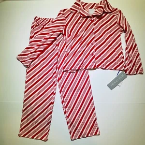 NWT Jellyfish Kids Holiday Christmas Candy cane stripe 2pc pajama 4/5 & 6/6x set - Picture 1 of 5
