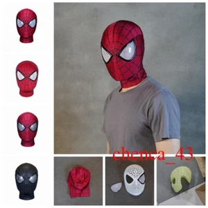 Update Spider-man Mask The Amazing Spiderman 2 Headgear Cosplay Props Halloween - Picture 1 of 71