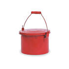 EAGLE B604 Bench Can,1 Gal.,Galvanized Steel,Red 3KN45
