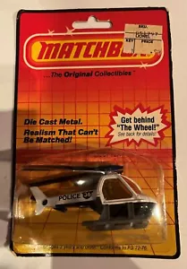 MATCHBOX HELIKOPTER POLIZEI 36 NR.75 weiß NEU in BP ENGLAND 1983 - Bild 1 von 4