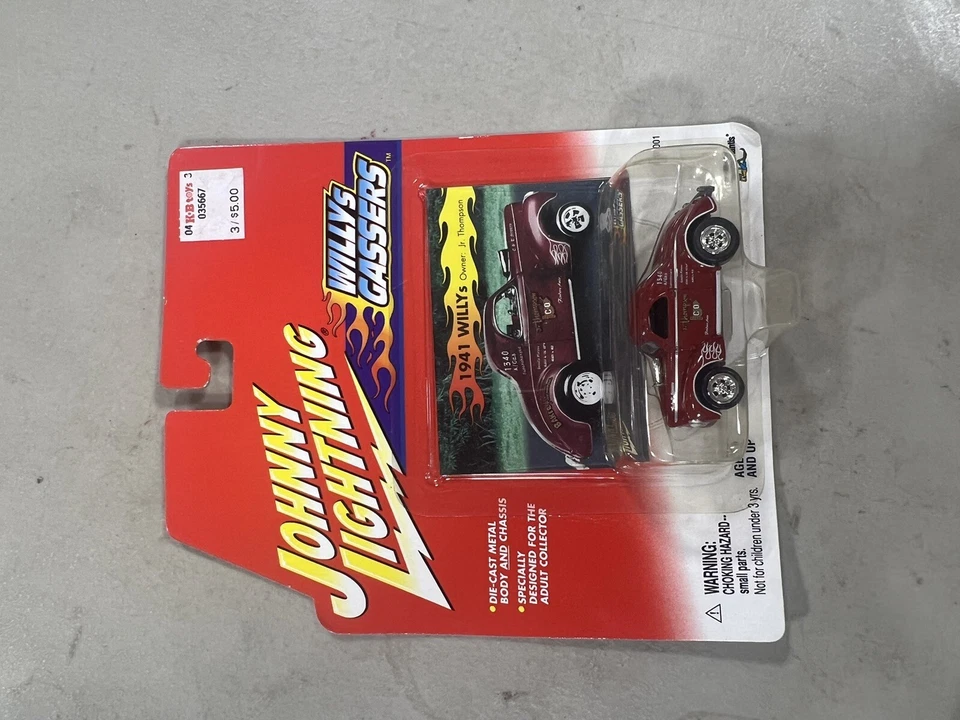 JOHNNY LIGHTNING WILLYS GASSERS 1941 WILLYS JR. THOMPSON D18 - Image 1 of 2