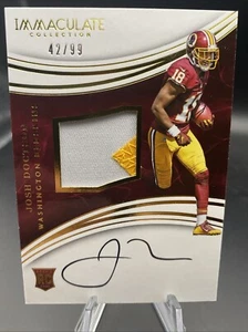Josh Doctson 2016 Panini Immaculate RPA Rookie Jersey Patch Auto /99 - Imagen 1 de 2