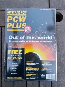 Vintage PCW PLUS Magazine Jan 1992 Amstrad 8256 8512 9256 9512 9512+ - Picture 1 of 5