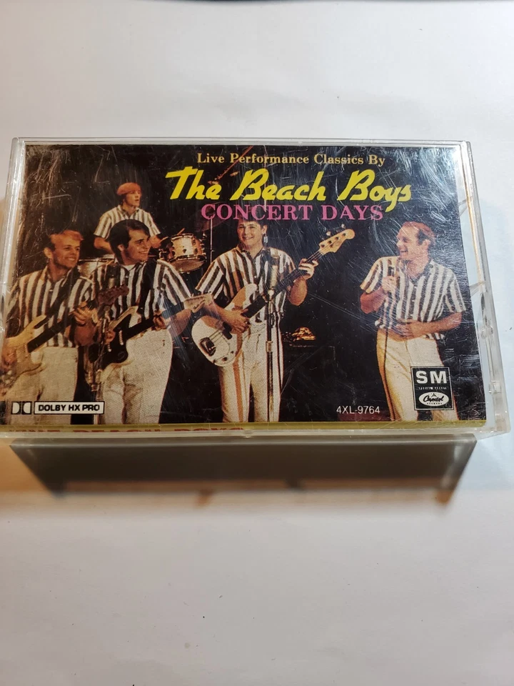 THE BEACH BOYS -CONCERT DAYS - Cassette -1988 VG+/EX CS16 Foto 1 de 2