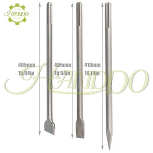 16In SDS Max Chisel Set Heavy Duty Rotary Hammer Chisel Bit Set 3Pcs - Picture 1 of 9