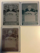 13-14 Panini National Treasures #141 MARK SCHEIFELE Printing Plates LOT(3) 1/1