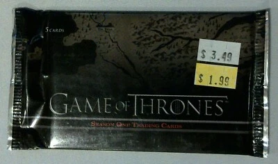 Game of Thrones 2012 Rittenhouse Season 1 Trading Cards Individual Booster Packs - Image 1 of 3