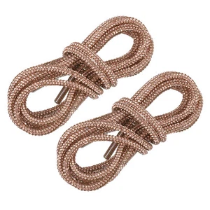 2Pcs Rhinestone Shoe Lace, 0.8m Bling Rope Cords Replacement (Crystal Yellow) - Picture 1 of 6