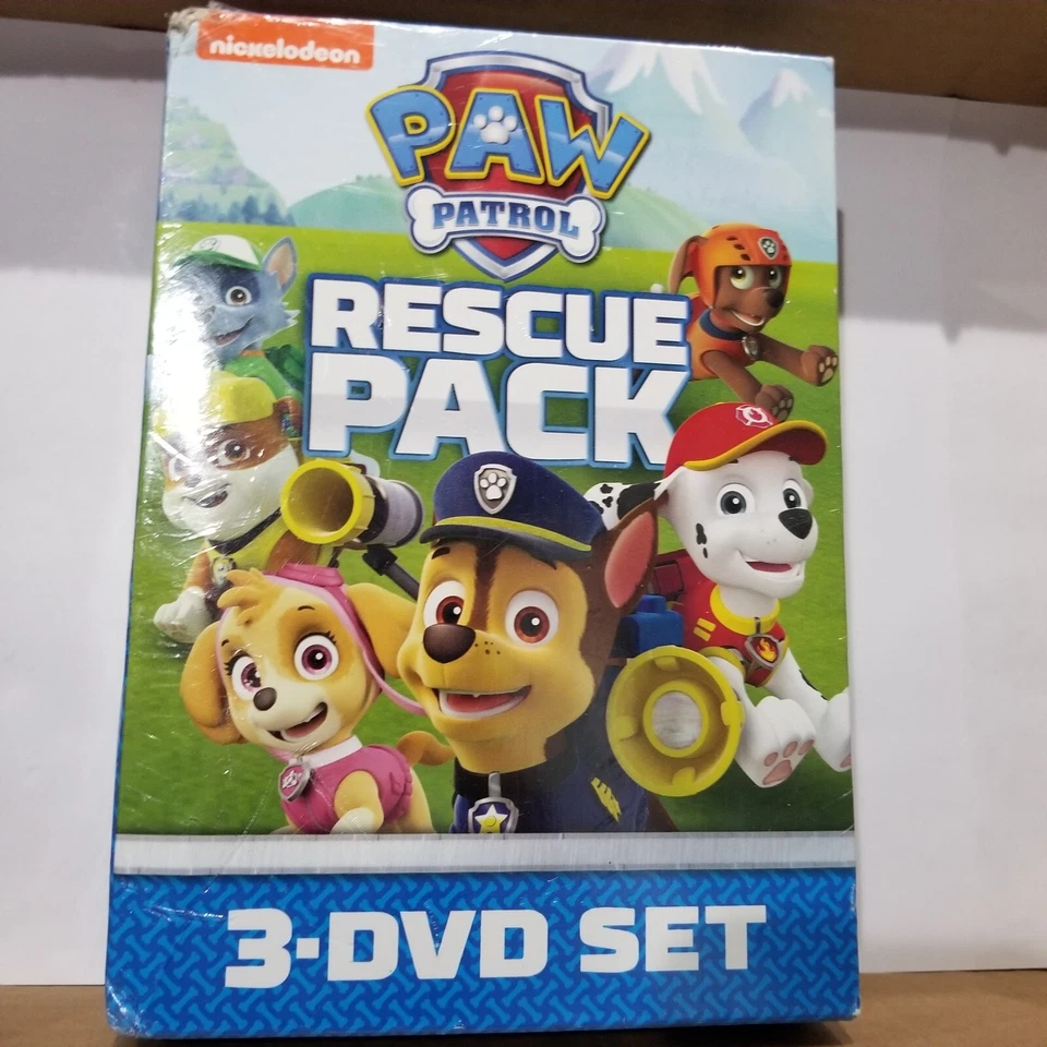 Paw Patrol Rescue Pack 3 Movie Collection DVD