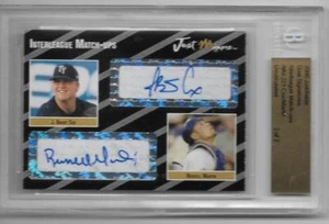 RUSSELL MARTIN AUTO #/d 2/2 ROOKIE SLABBED COA WORLD SERIES LA DODGERS AUTOGRAPH - Picture 1 of 2