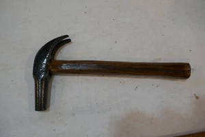ANTIQUE Curved Claw Cobblers Or Upholstery Hammer Leather Blacksmith Tool - Picture 1 of 4