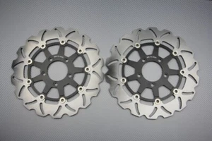 Pair of Wave Floating Front Brake Discs 310mm SUZUKI VSTROM 1000 V-STROM 2002-11 - Picture 1 of 1