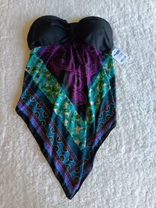 Charlotte Russe Women's Strapless Open Tie Back Top/Blouse Size Small NEW - Picture 1 of 9