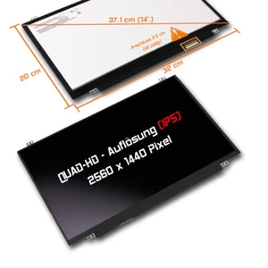 14,0" LED Display matt passend für Lenovo FRU 00HM878 00HN878 00NY413 IPS QHD - Bild 1 von 1
