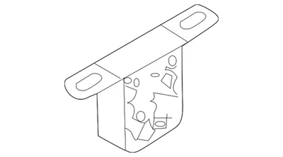 Genuine Audi Muffler Bracket 420-251-303 - Image 1 of 2