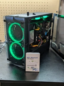 Gaming PC i5-6600 16GB RAM RX550 4GB Win11 WiFi RGB | 80 FPS Fortnite - Picture 1 of 6