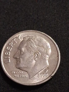 2000 P Dime Torch Error, Multiple Strike Errors - Picture 1 of 8
