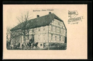 Altenhagen, Ansichtskarte, Gasthaus von Heinrich Schaper - Picture 1 of 2