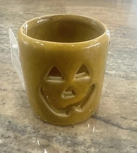 Gerson International Jack-O-Lattern Tea Light Holder 3.25 X 3 Inch - Picture 1 of 8