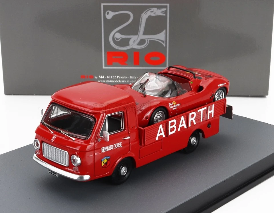 1/43 RIO-MODELS - FIAT - 241 ASSISTENZA ABARTH CORSE CAR TRANSPORTER 1970 4744 - Immagine 1 di 1
