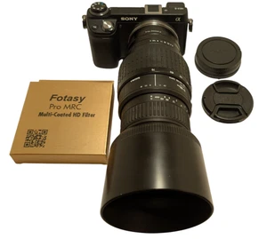 Sony E-mount adapted SIGMA 70-300 mm F/4-5.6 DL Telephoto Zoom Lens. - Picture 1 of 12