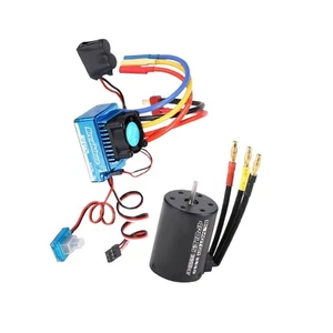 3650 3900KV Brushless Motor +120A ESC Combo Set for 1/10 1/8 RC Car Accessorie7y - Picture 1 of 10