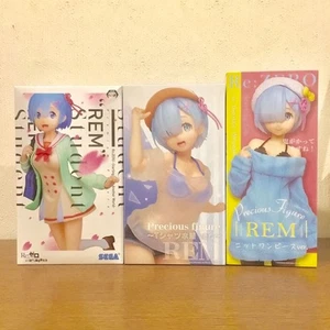 Juego de 3 figuras Re:Zero Rem - Imagen 1 de 2