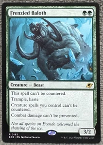 Frenzied Baloth Edge of Eternities Regular 183 Raro MTG - Foto 1 di 2