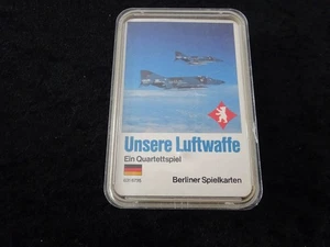 Kartenspiel 60/70er 32 Karten top Zustand Berliner Spielkarten Unsere Luftwaffe - Picture 1 of 15